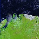 Brazil Lencois Maranhenses National Park Sao Marcos Bay Satellite Image by Jim Plaxco