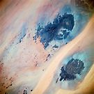 Jebel Uweinat Jabal Arkanu in Sand Sea Libya Satellite Image by Jim Plaxco