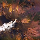 Mount Etna Volcanic Eruption Sicily Italy Space Image by Jim Plaxco