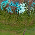 Mount Everest Nepal Satellite Image by Jim Plaxco