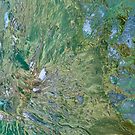 Mount St Helens Volcano Washington False Color Image by Jim Plaxco