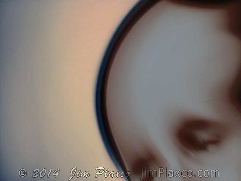 Lost in Thought abstract portrait