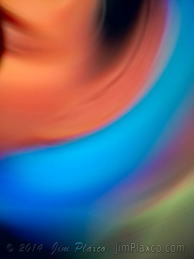 Rainbow Lady Abstract Portrait