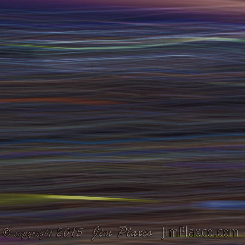Neon Waves Abstract Photograph